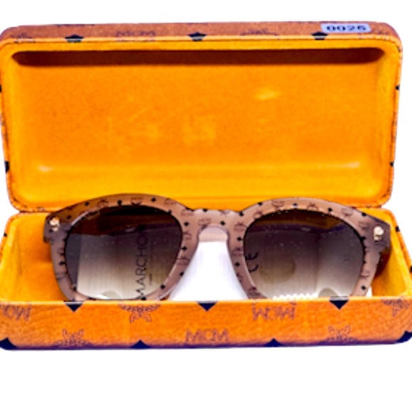 MCM Turtled Monogram Cateye Sunglasses NWT - 😎 Modern Creation München 🕶️ - Picture 3 of 12